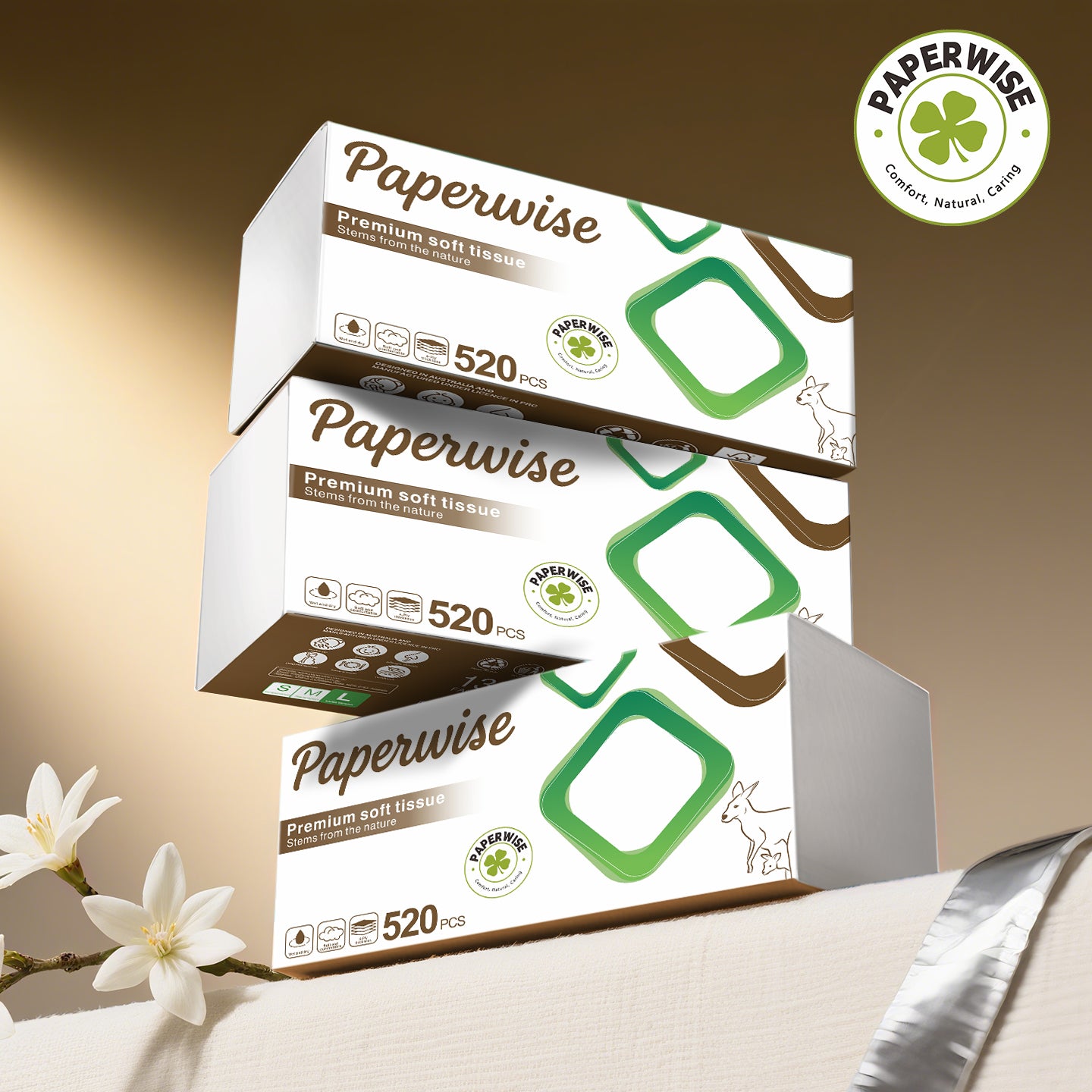 Premium Soft Tissue (Pack of 3)