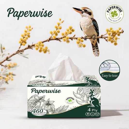 Soft 4-Ply Facial Tissues 460/PCS