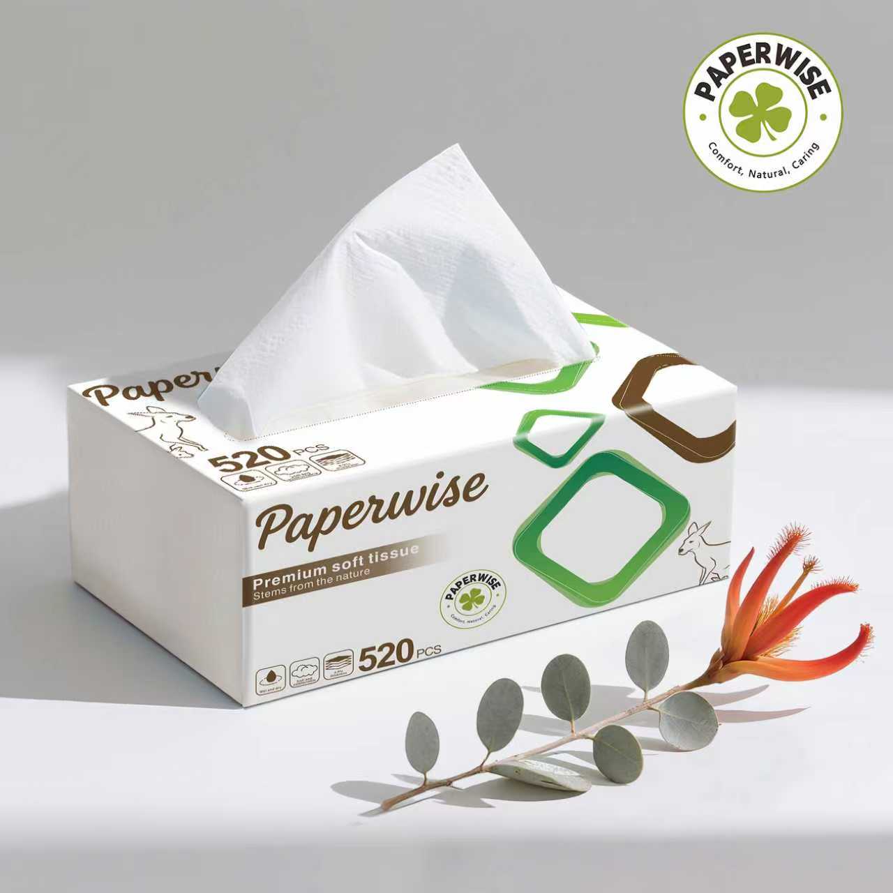Premium 4-Ply Soft Tissue 520/PCS