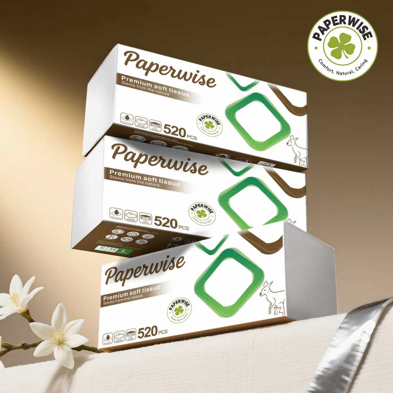 Premium 4-Ply Soft Tissue 520/PCS