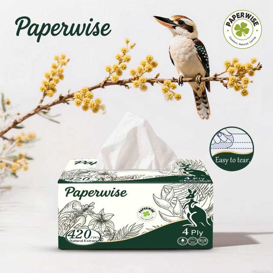 Soft 4-Ply Facial Tissues 420/PCS
