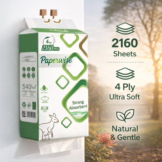 Soft 4-Ply Facial Tissues 2160/PCS